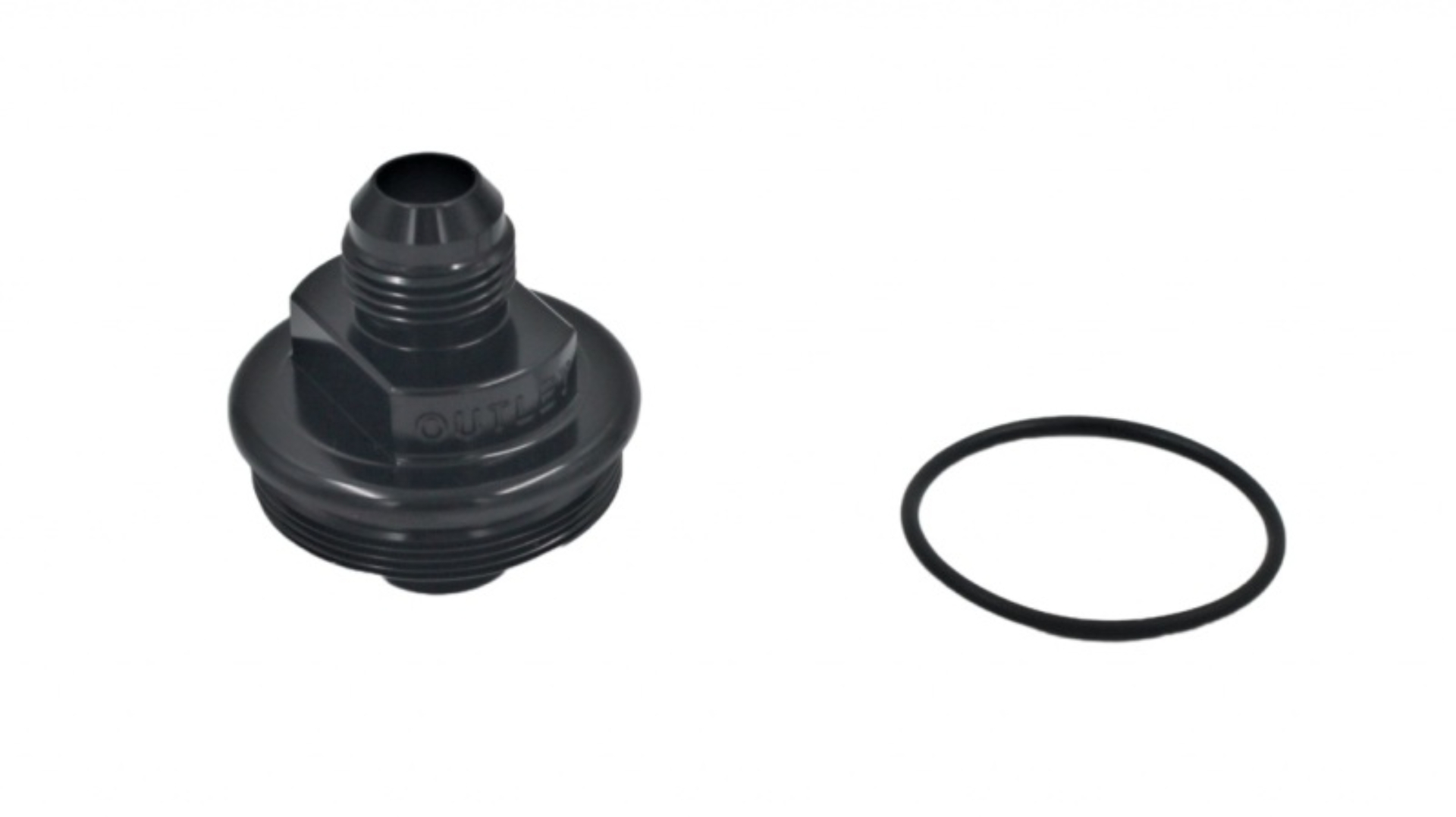 Picture of Fuelab Replacement Filter Cap -10AN Outlet - Black