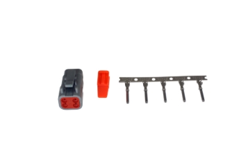 Picture of AEM DTM Style 4-Way Receptacle Connector Kit with 5 Female Pins