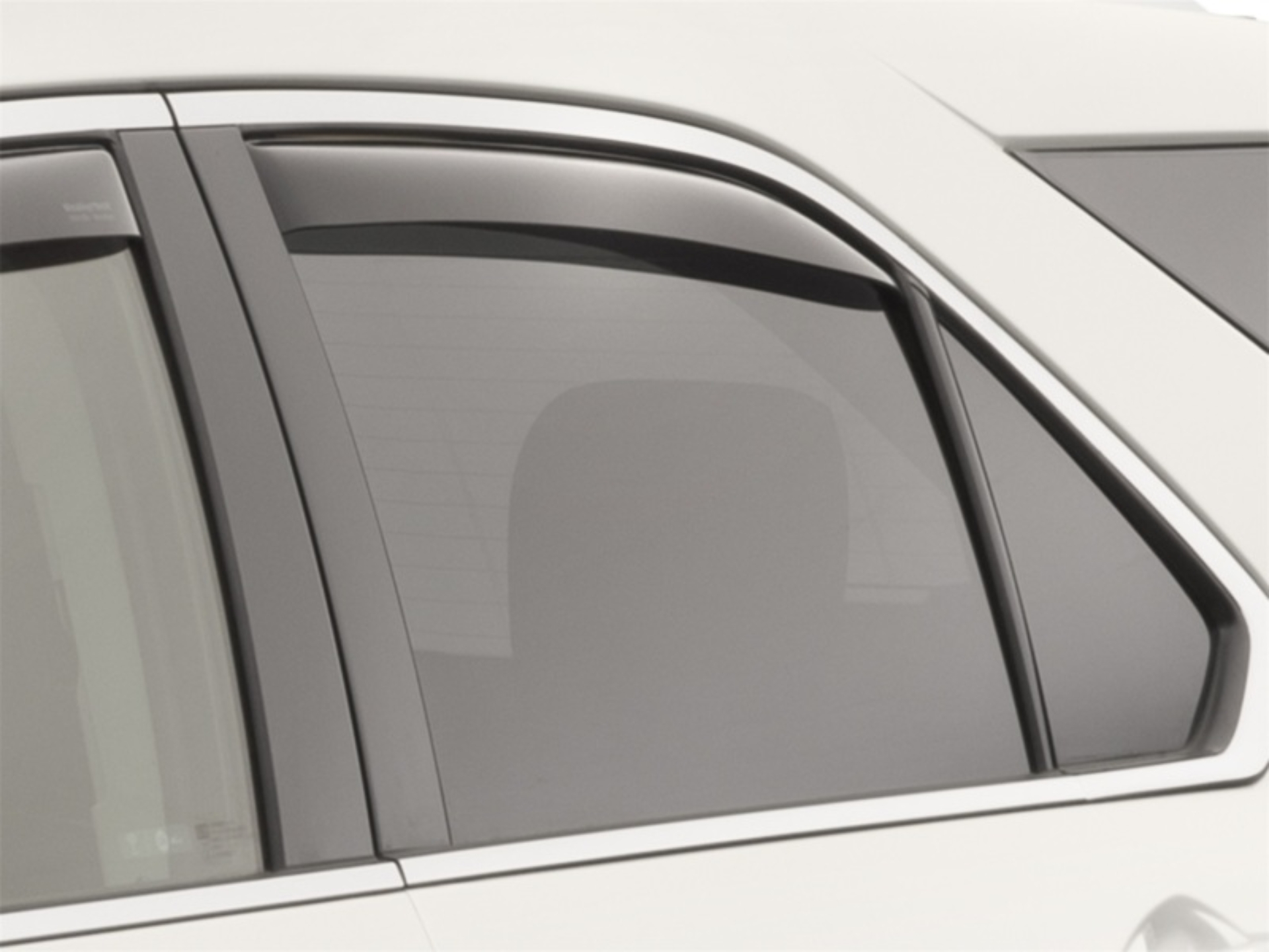 Picture of WeatherTech 10-17 Chevrolet Equinox Rear Side Window Deflectors - Dark Tint