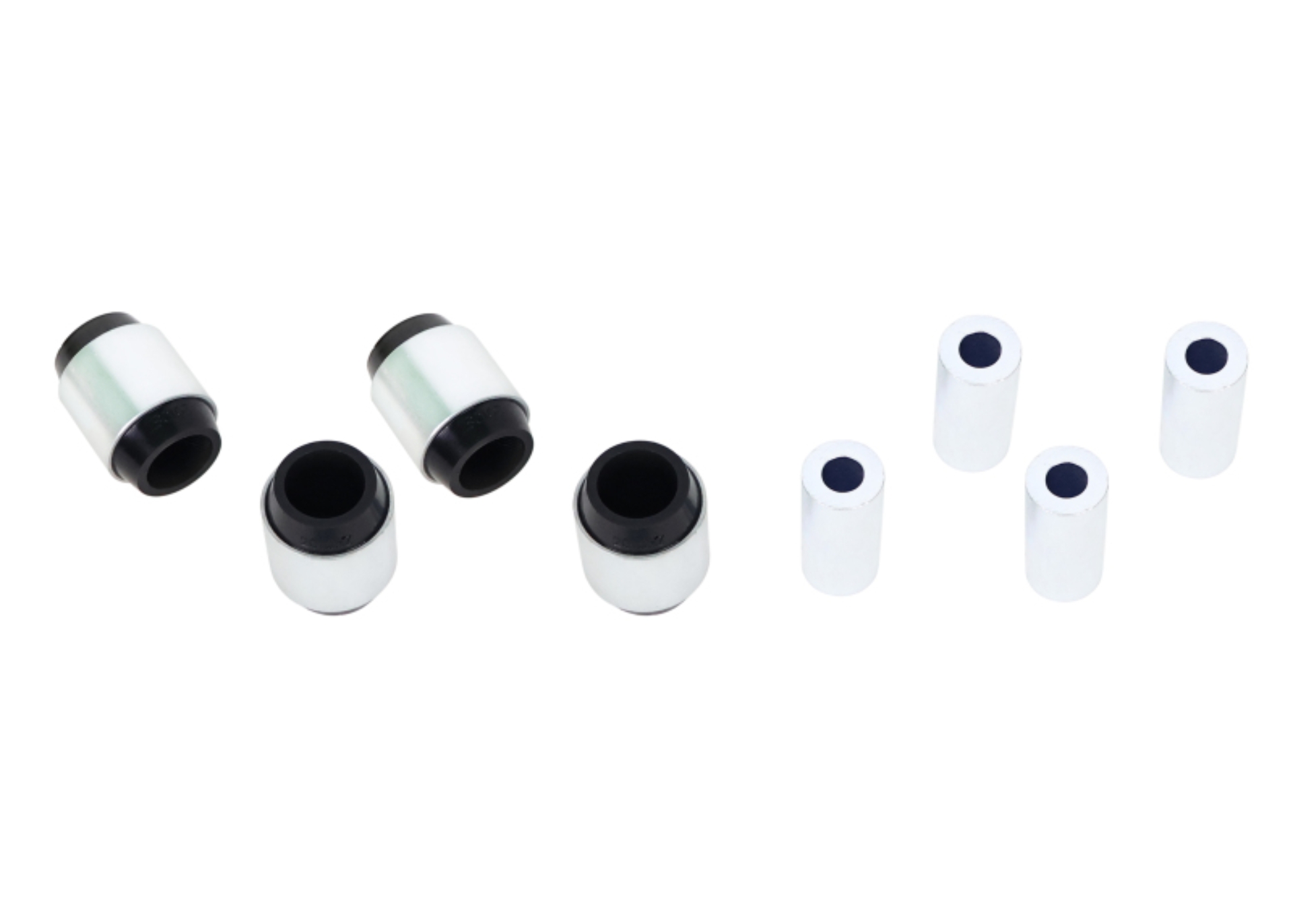 Picture of Whiteline 2016+ Honda Civic Rear Lower Control Arm - Inner & Outer Bushing Kit