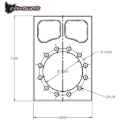 Picture of CAM-010061 - 4130 TT Bolt-on Spindle Snout Block