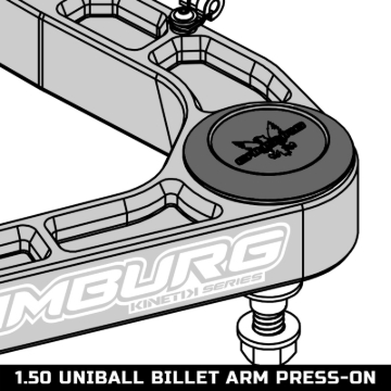 Picture of Uniball UCA Cap Kits - Billet 1.50" Uniball (press on) - Toyota