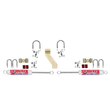 Picture of Skyjacker 76-77 Ford F-150 7000 Dual Stabilizer Kit w/White Cylinders.