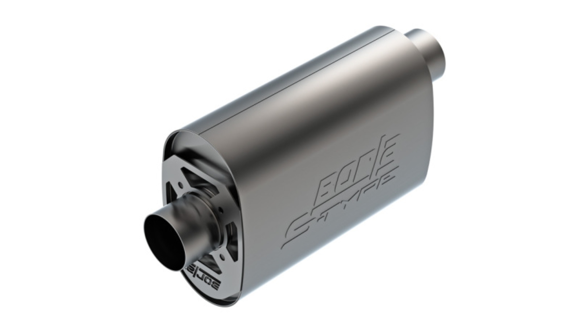 Picture of Borla CrateMuffler LS3 3in Offset/Center 14in x 4.35in x 9.10in Oval Muffler S-Type