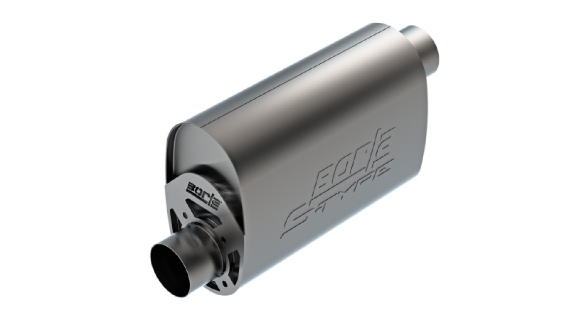 Picture of Borla CrateMuffler LS3 3in Offset In/Offset Out 14in x 4.35in x 9.10in Oval Muffler S-Type