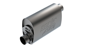 Picture of Borla CrateMuffler LS3 3in Offset In/Offset Out 14in x 4.35in x 9.10in Oval Muffler ATAK