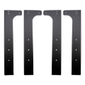 Picture of Wehrli Modular Steel Work Bench Leg Kit 40in Tall x .120in Thick - Flat Black
