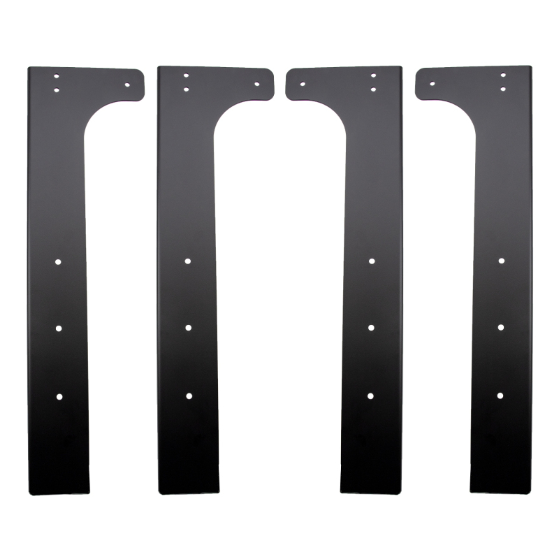 Picture of Wehrli Modular Steel Work Bench Leg Kit 40in Tall x .120in Thick - Flat Black