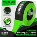 Picture of Rhino USA Recovery Tree Saver Strap 4Inx10Ft (Green)