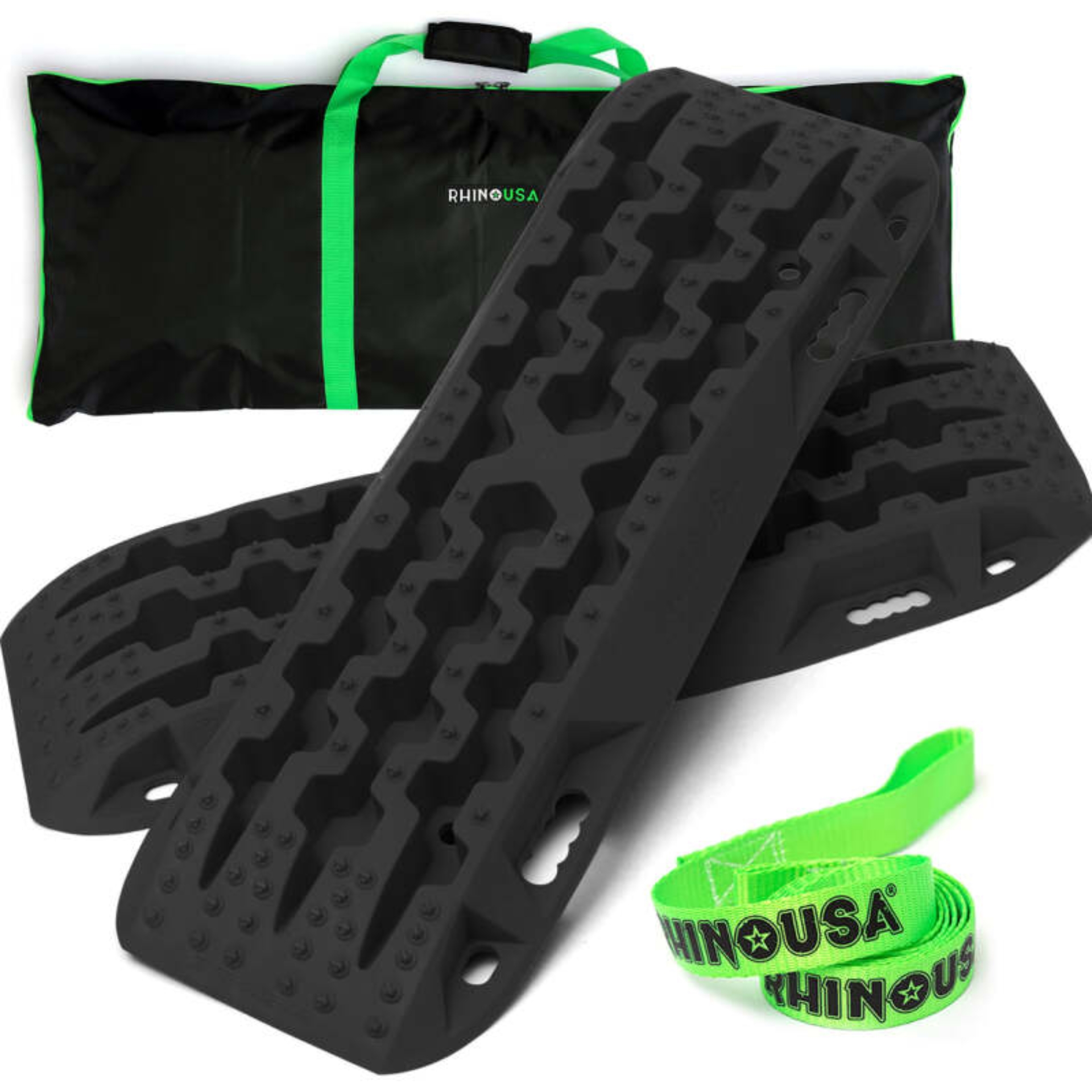 Picture of Rhino USA Recovery Traction Boards - Black (Pair)