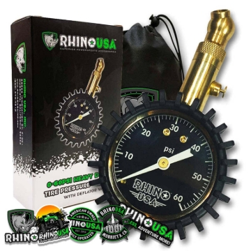 Picture of Rhino USA Heavy Duty 60 Psi Tire Pressure Gauge