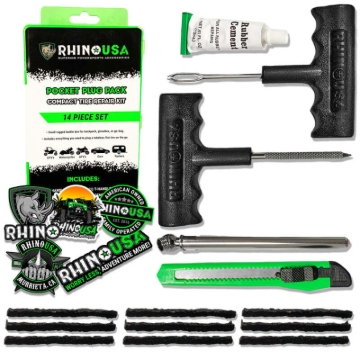 Picture of Rhino USA 14-Piece Compact Tire Repair Plug Kit