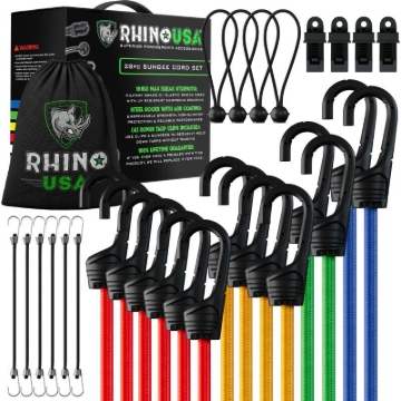 Picture of Rhino USA 28Pc Bungee Cord Assortment