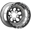 Picture of Weld Alpha Pro 15x13 / 5x4.75 BP / 1in BS Black Wheel - Polished Shell Double Beadlock MT