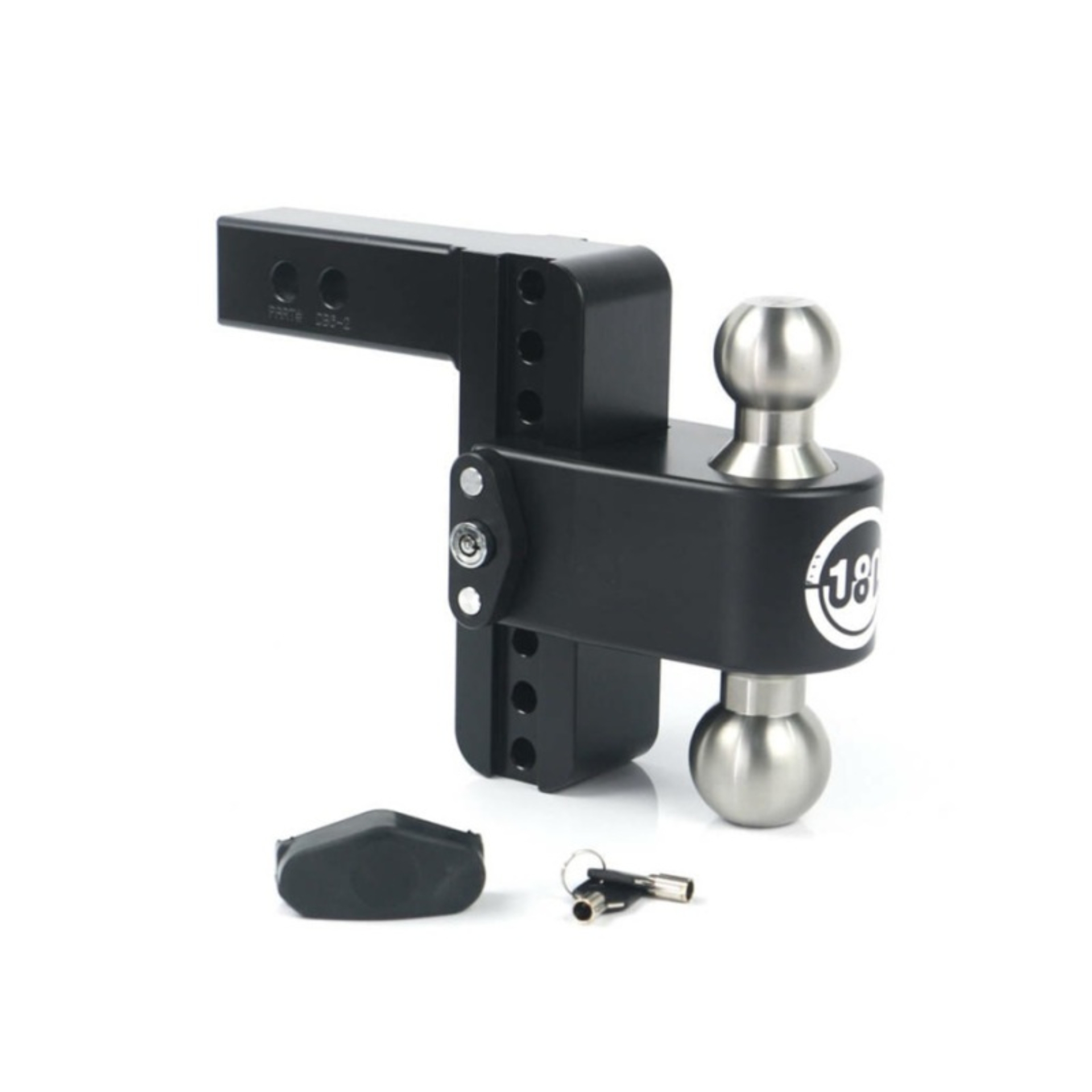 Picture of Weigh Safe 180 Hitch 8in Drop Hitch & 2in Shank (8K/12.5K GTWR) - Black Cerakote