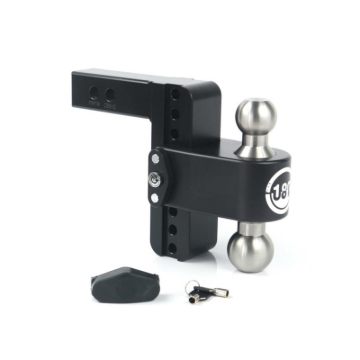 Picture of Weigh Safe 180 Hitch 8in Drop Hitch & 2in Shank (8K/12.5K GTWR) - Black Cerakote