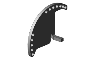 Picture of Addictive Desert Designs 2019+ GMC Sierra 1500/2500 Shutter Motor Bracket
