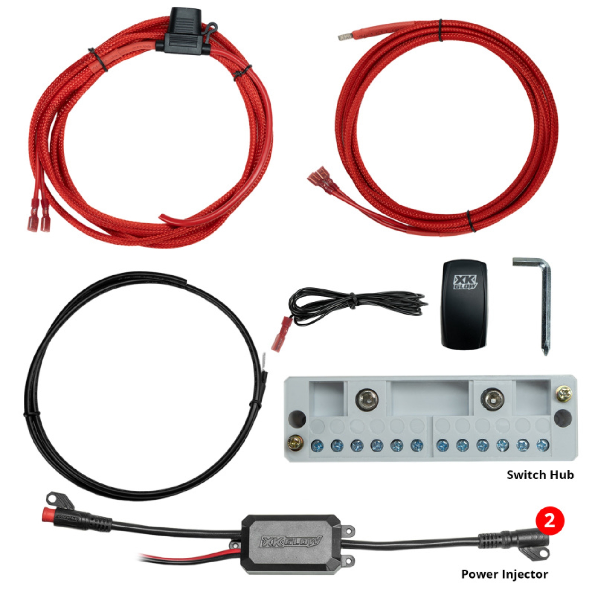 Picture of XK Glow XKmax 2x30in FIber Optic Light Strip Kit