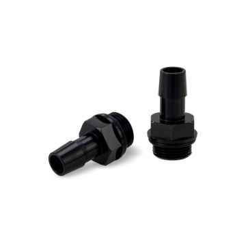 Picture of Mishimoto 2pcs. M20x1.5 1/2in Aluminum Catch Can Fittings - Black