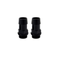 Picture of Mishimoto 2pcs. M20x1.5 3/4in Aluminum Catch Can Fitting - Black