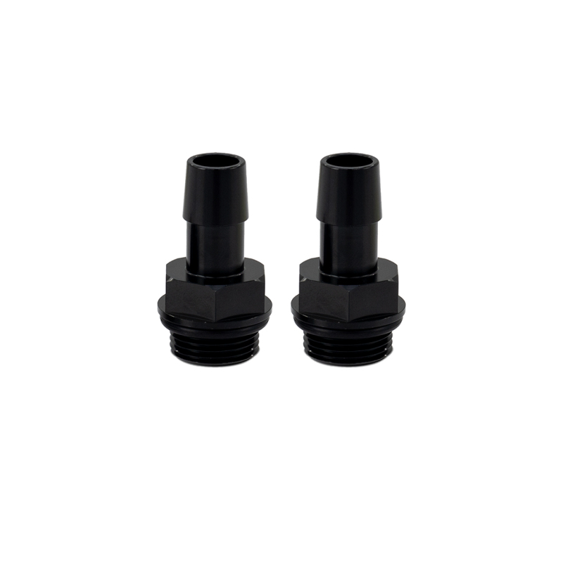 Picture of Mishimoto 2pcs. M20x1.5 1/2in Aluminum Catch Can Fittings - Black