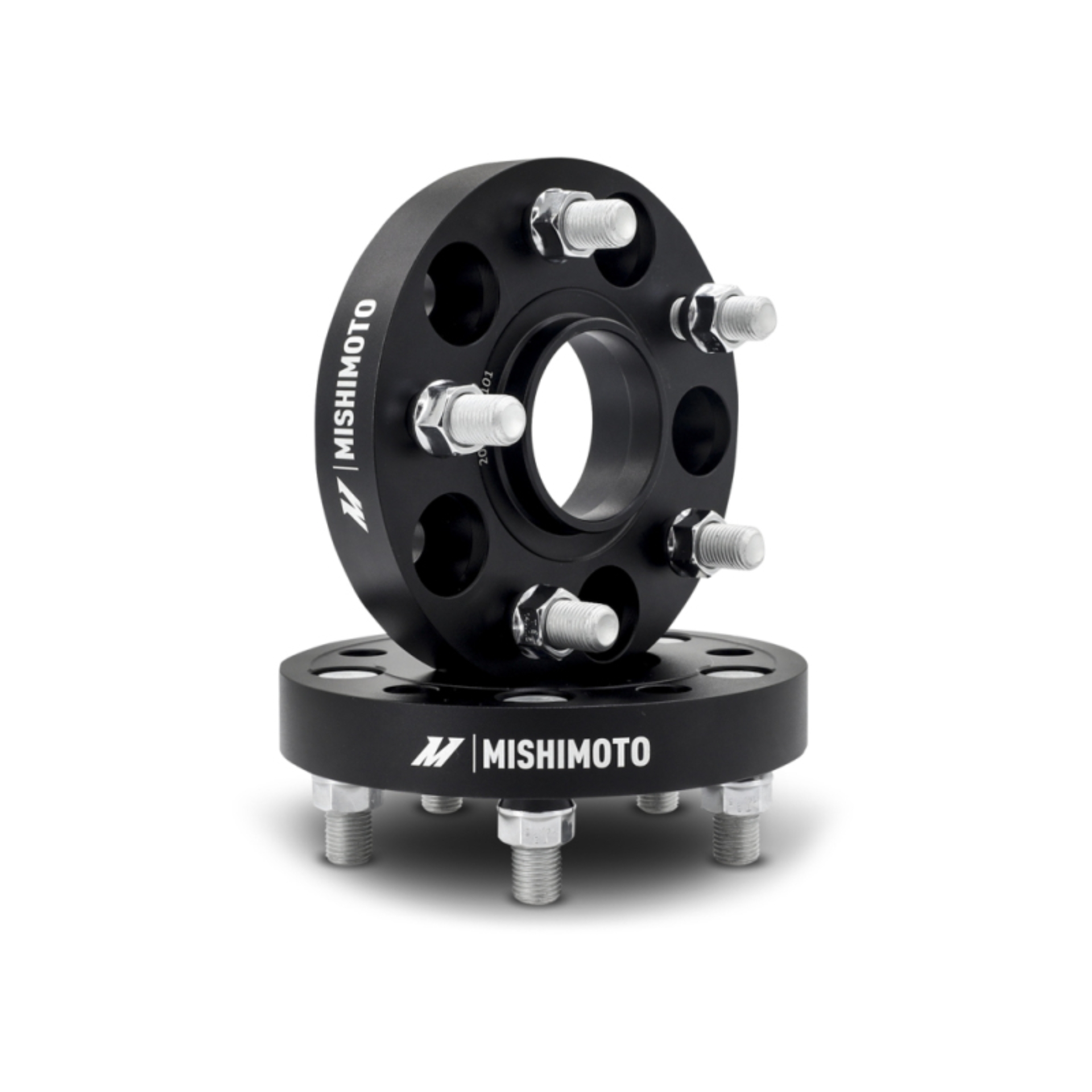 Picture of Mishimoto Wheel Spacers - 5x120 - 64.1 CB - M14 x1.5 - 25mm - BK