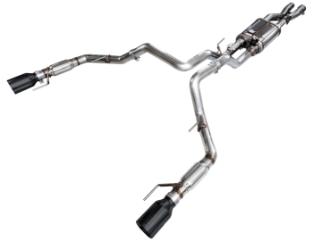 Picture of AWE Tuning Gen 3 Ford Raptor SwitchPath Exhaust - Diamond Black Tips