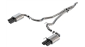 Picture of Borla 2024 Ford Mustang Ecoboost 2.3L ATAK Catback Exhaust Black Chrome w/ Quad Tip - Non-Active