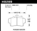 Picture of Hawk Porsche HPS Street Front Brake Pads