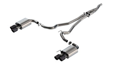 Picture of Borla 2024 Ford Mustang 2.3L Ecoboost ATAK Catback Exhaust CF BA w/ Quad Tips - Non-Active