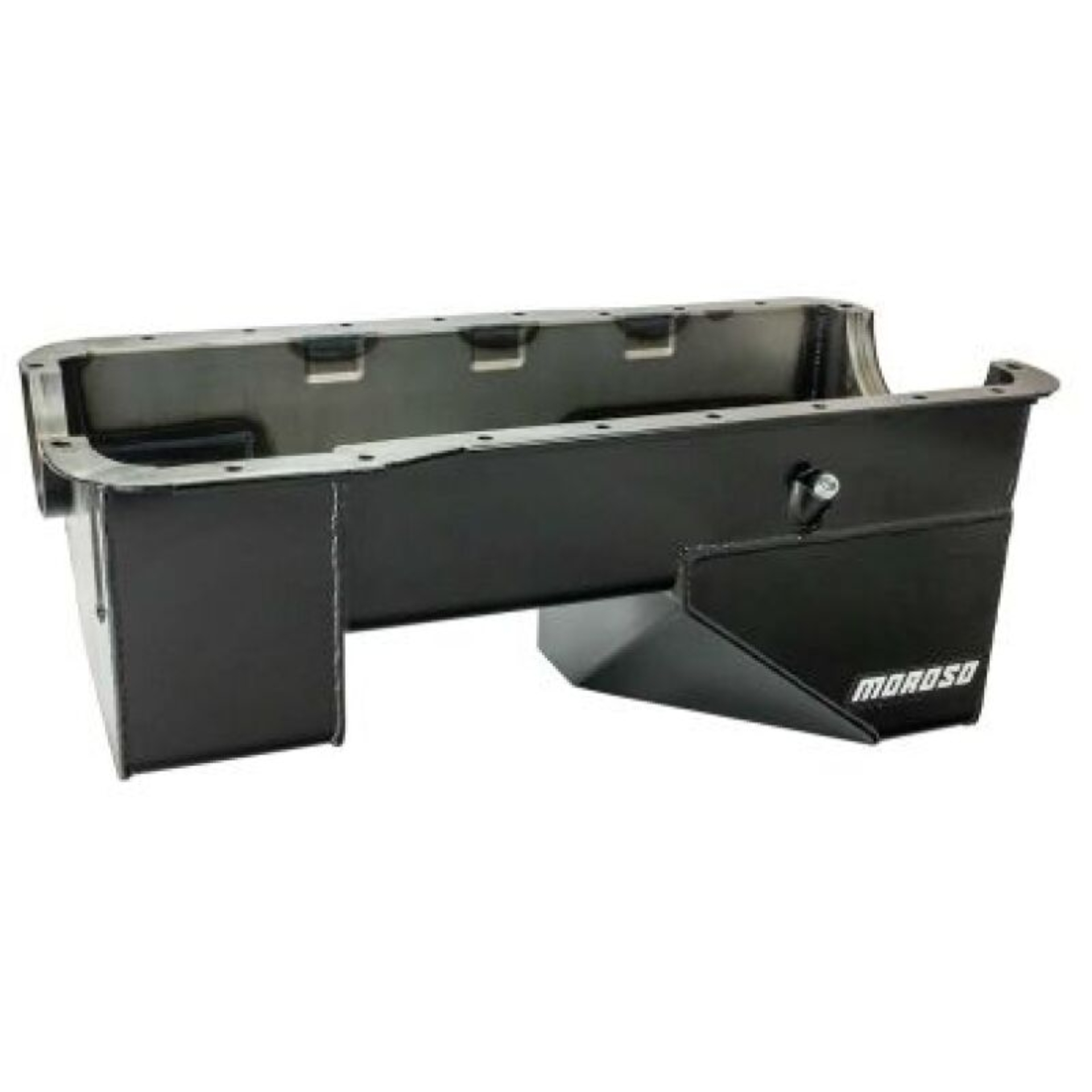 Picture of Moroso 66-77 Ford Bronco (351W) 9in Deep Billet End Seals Rear Sump Steel Oil Pan