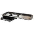 Picture of Moroso Datsun/Nissan L24/L26/L28 Road Race Baffled Wet Sump 5.6 Qt 6.25in Deep Steel Oil Pan (Black)