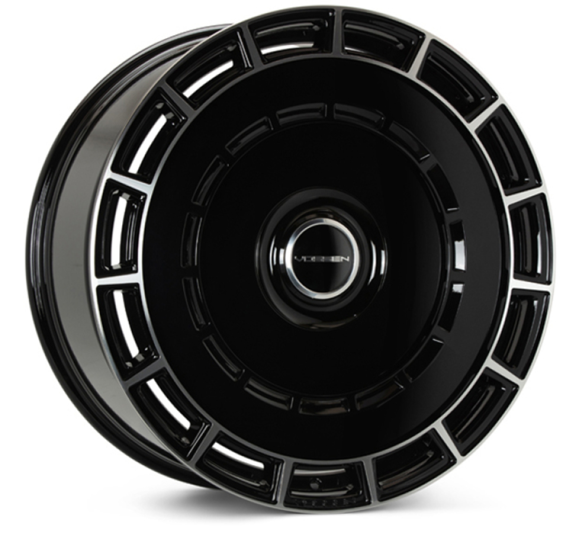 Picture of Vossen HF-9 24x10 - 5x120 - ET32 - Deep - 72.56 - Gloss Black Polished Wheel