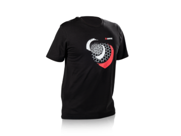 Picture of Akrapovic Lifestyle T-shirt Mesh Mens Black - XLarge