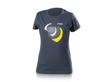 Picture of Akrapovic Lifestyle T-shirt Mesh Womens Blue-Grey - Medium