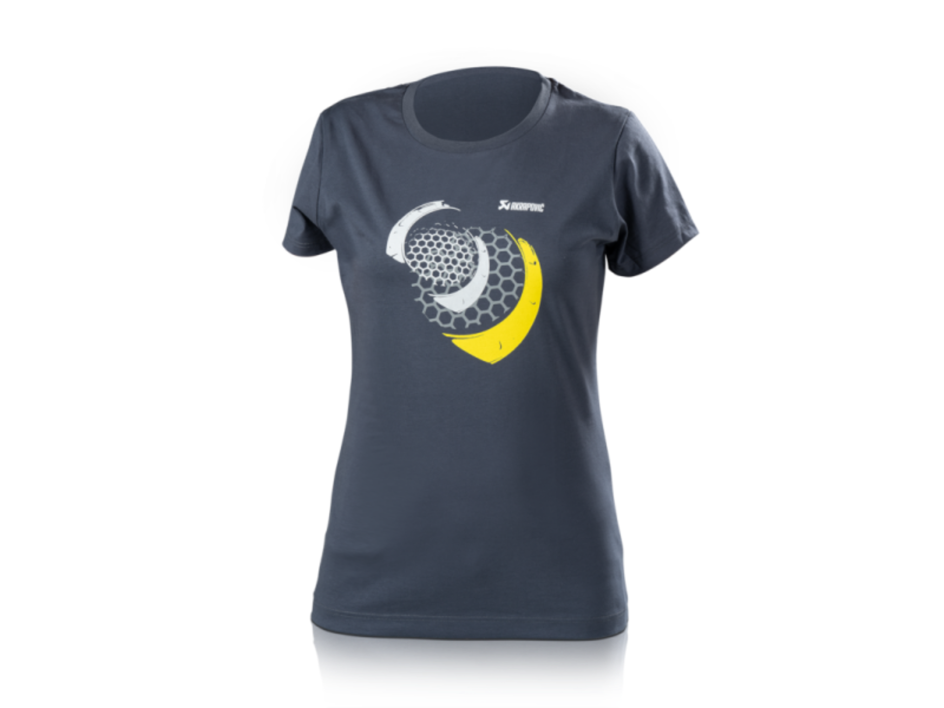 Picture of Akrapovic Lifestyle T-shirt Mesh Womens Blue-Grey - Small