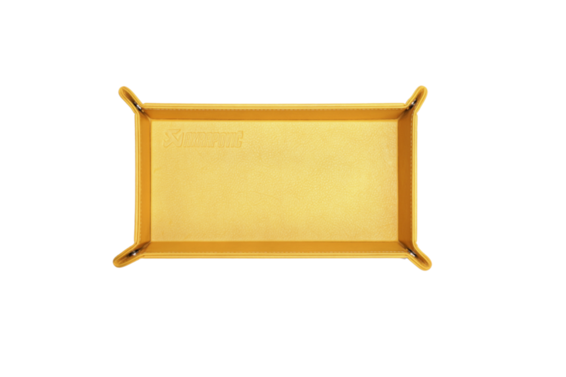 Picture of Akrapovic Leather Desk Valet - Yellow