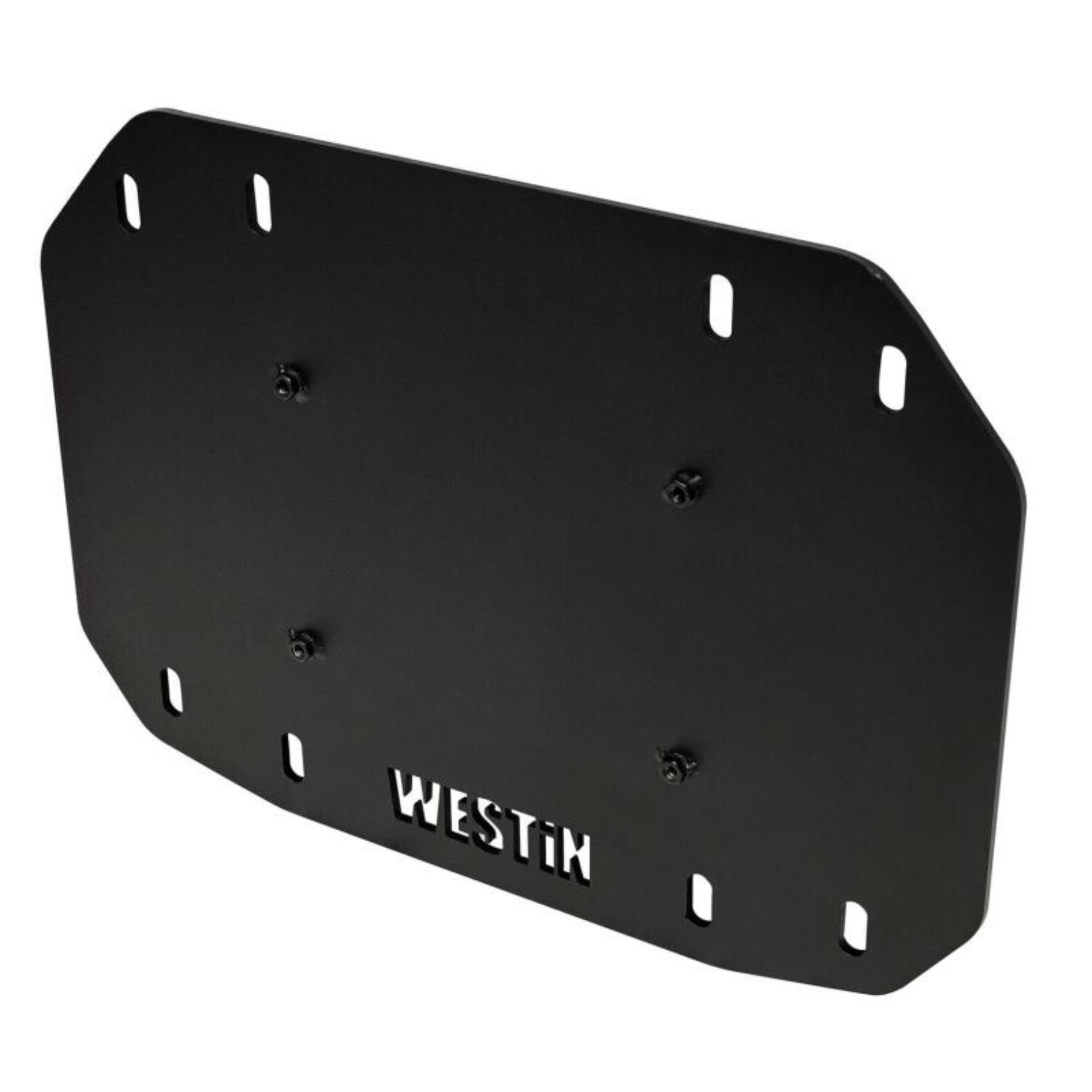 Picture of Westin 18-25 Wrangler JL Spare Tire Delete Plate - Tex. Blk
