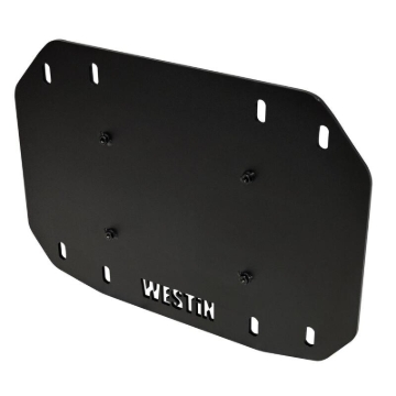 Picture of Westin 18-25 Wrangler JL Spare Tire Delete Plate - Tex. Blk
