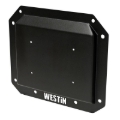 Picture of Westin 21-25 Ford Bronco (Excl. Sport) Spare Tire Delete Plate - Tex. Blk
