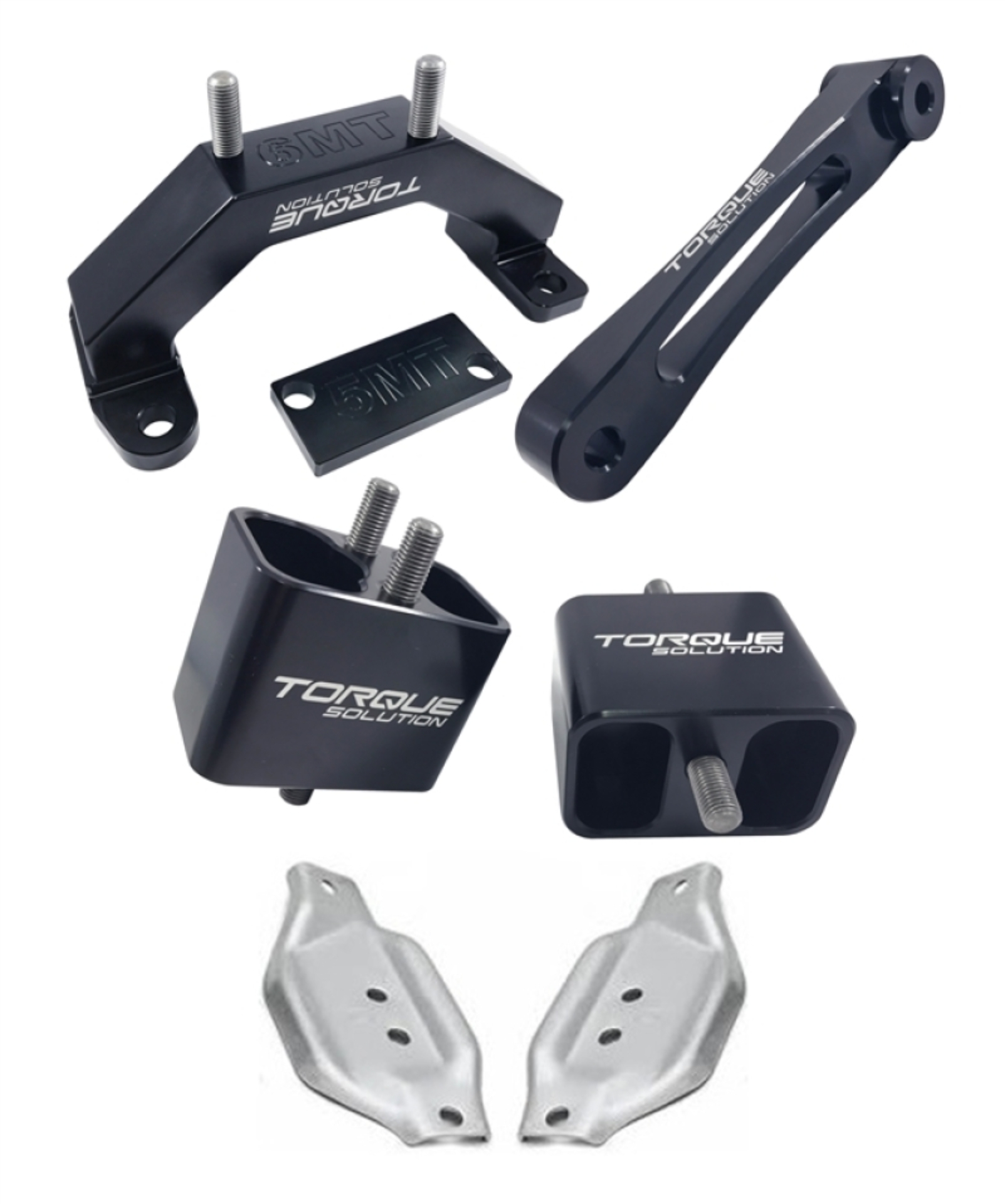 Picture of Torque Solution Engine & Transmission Mount Kit w/ Mount Plates 02-14 Subaru WRX / 04+ Subaru STI