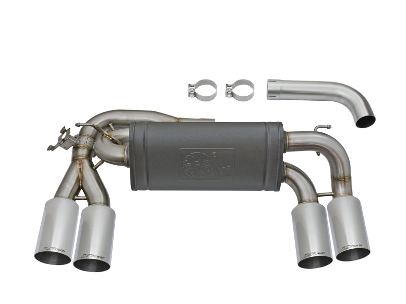 Picture of aFe MACHForce XP 3in - 2 1/2in Axle Back 304SS Exhaust w/ Polished Tips 16-17 BMW M2 (f87)