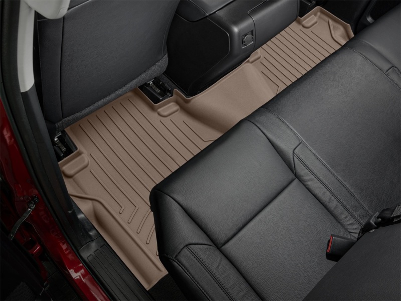 Picture of WeatherTech 14-21 Toyota Tundra DC w/Carpeted Floors Rear FloorLiner HP - Tan