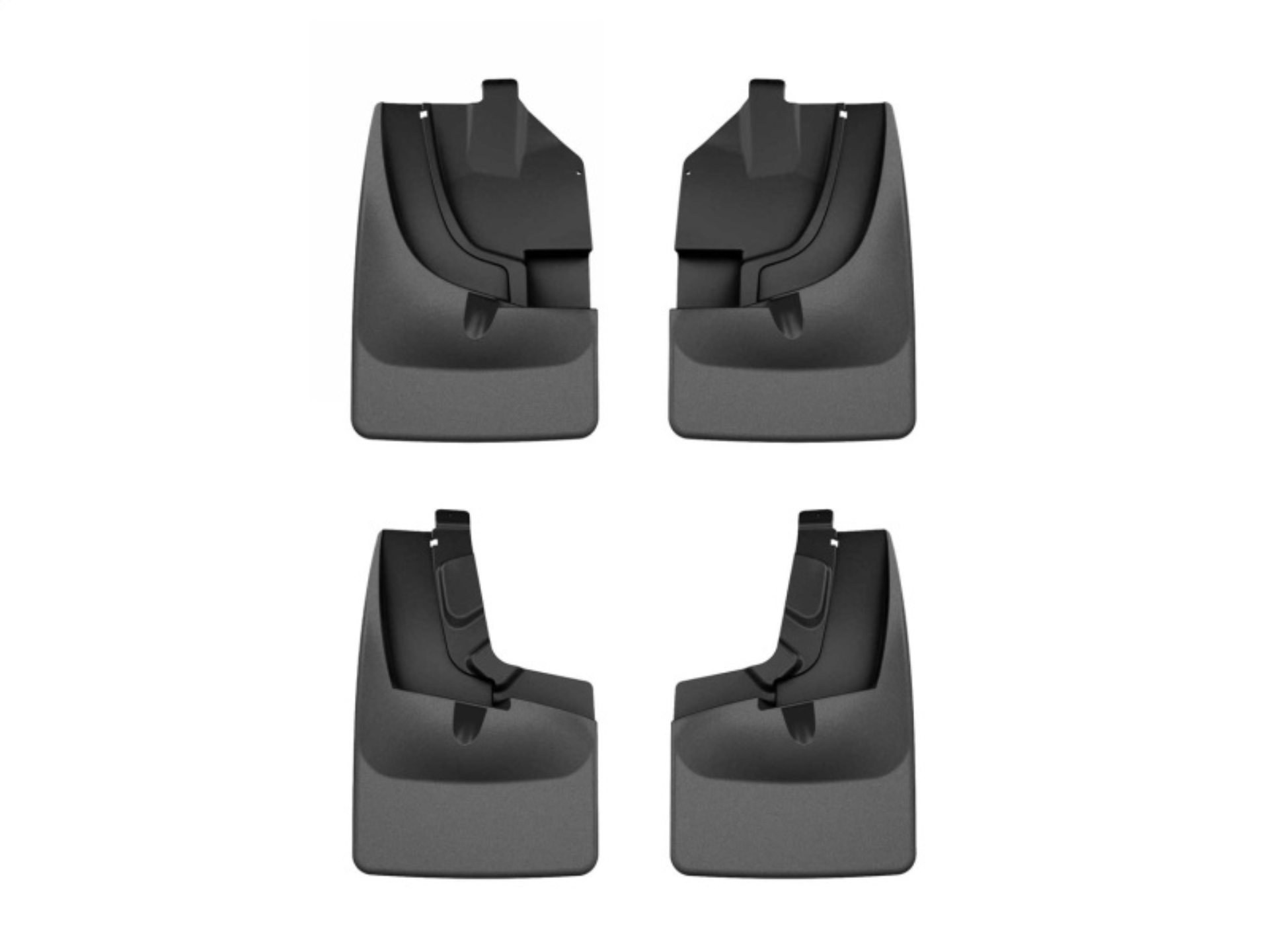 Picture of WeatherTech 21-23 Ford Ranger (Tremor Pkg.) No Drill Front & Rear MudFlaps - Black
