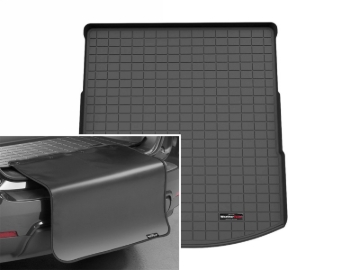 Picture of WeatherTech 2025 Mazda CX-70 (Incl. PHEV) 5-Passenger Cargo Liner w/Bumper Protector - Black
