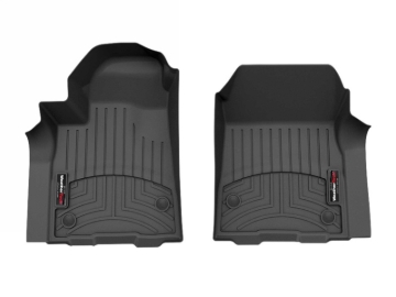 Picture of WeatherTech 2024 Chevrolet Silverado EV Front FloorLiner for Vinyl Floors - Black