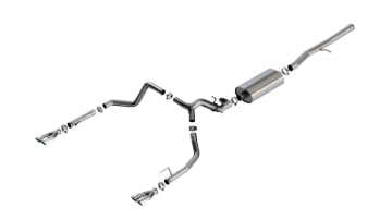 Picture of Borla 2024 Chevy Silverado 1500 6.2L V8 Touring Catback Exhaust w/ Simulator - Chrome