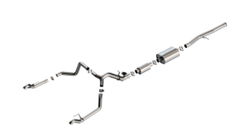 Picture of Borla 2024 Chevy Silverado 1500 6.2L V8 S-Type Catback Exhaust w/ Simulator (Use Fact. Fascia Tips)