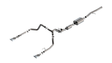 Picture of Borla 2024 Chevy Silverado 1500 6.2L V8 S-Type Catback Exhaust w/ Simulator - Chrome
