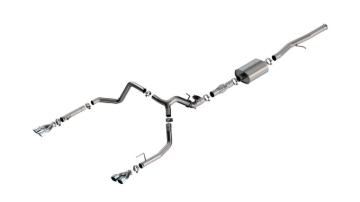 Picture of Borla 2024 Chevy Silverado 1500 6.2L V8 ATAK Catback Exhaust w/ Simulator - Chrome